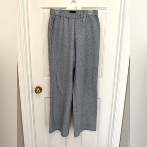 Pendleton wide leg linen blend pants